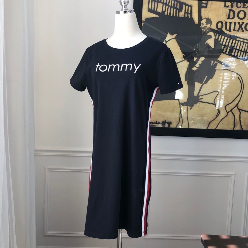 Tommy Hilfiger TShirt Dress Sky Captain NWOT S